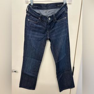 Citizens of Humanity crop jeans, low waist, size 24